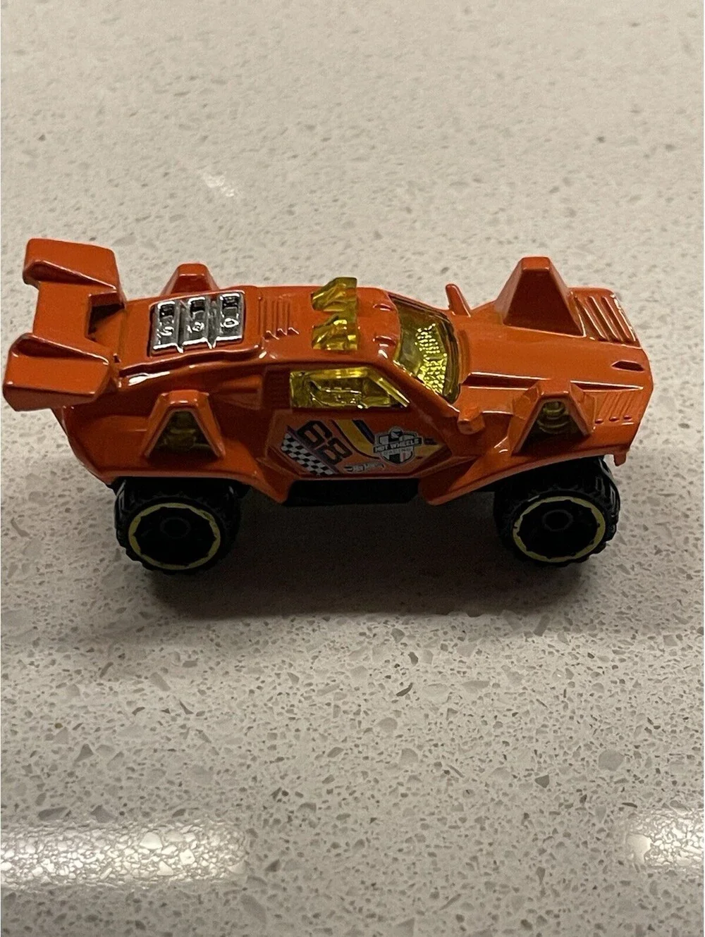 Hot Wheels Racing Orange Quicksand Car - 2014 Mattel Inc.